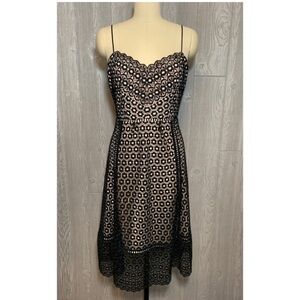 J. Crew Black Eyelet Spaghetti Strap Dress 8T NWT
